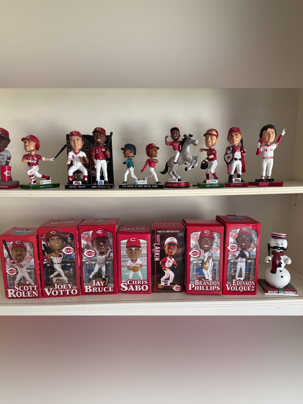 Cincinnati Reds Bobblehead Collection - Red Team Player Figures